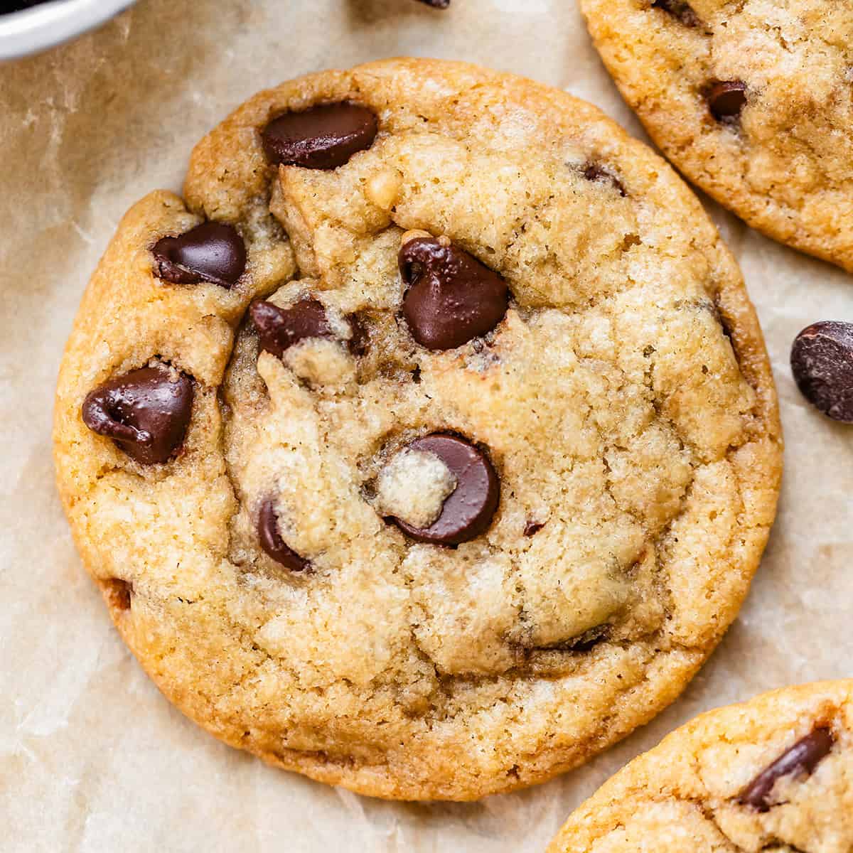 2 Dairy Free Chocolate Chip Cookies
