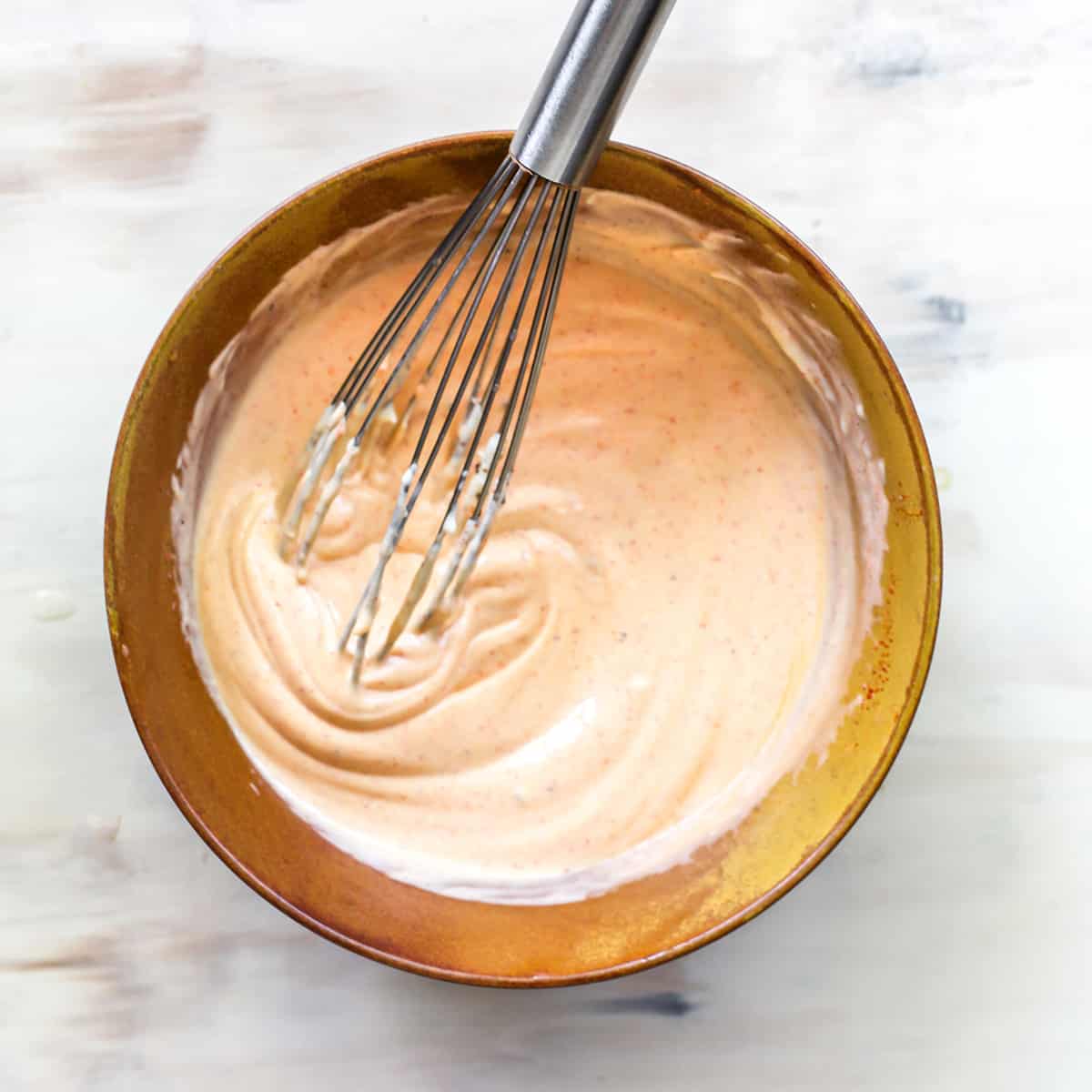 overhead photo showing how to make chicken salad