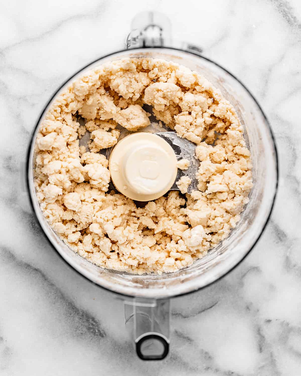 how to make French silk pie crust - final crumb mixture 